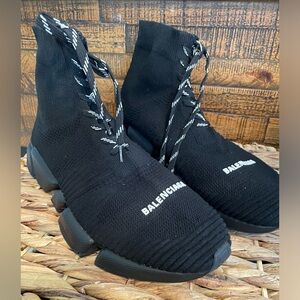 $400 SPECIAL OFFER✅✅ Balenciaga Speed 2.0 Lace Up Knit Sneaker